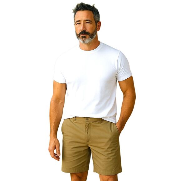 Hang Ten Other - Hang Ten Flat Front Tan Shorts Casual Essential